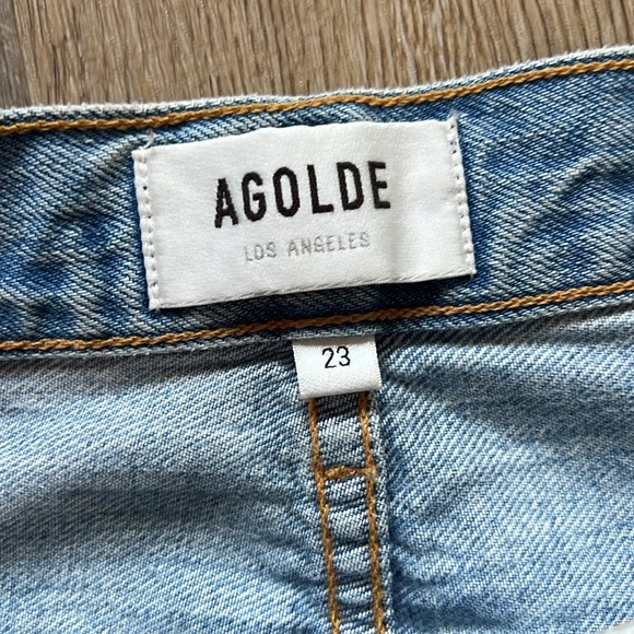 Agolde Criss Cross Upsized Jean - Suburbia, Size 23 - Picture 4 of 5